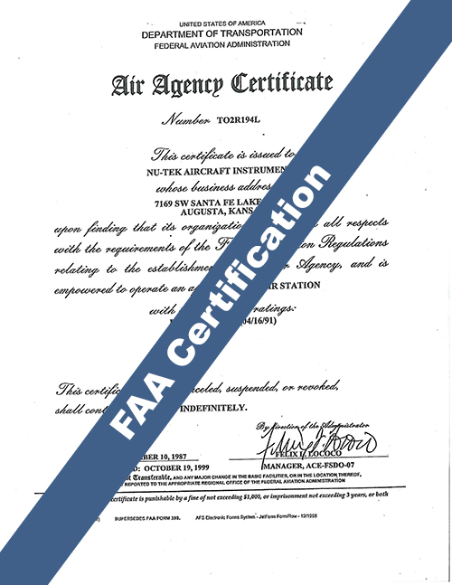 faa certification lg